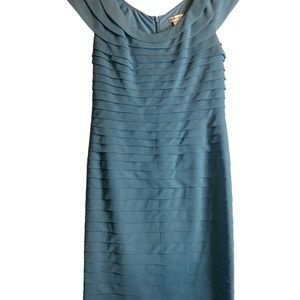 André Oliver ruffled tiered bodycon sleeveless Dress ladies 12